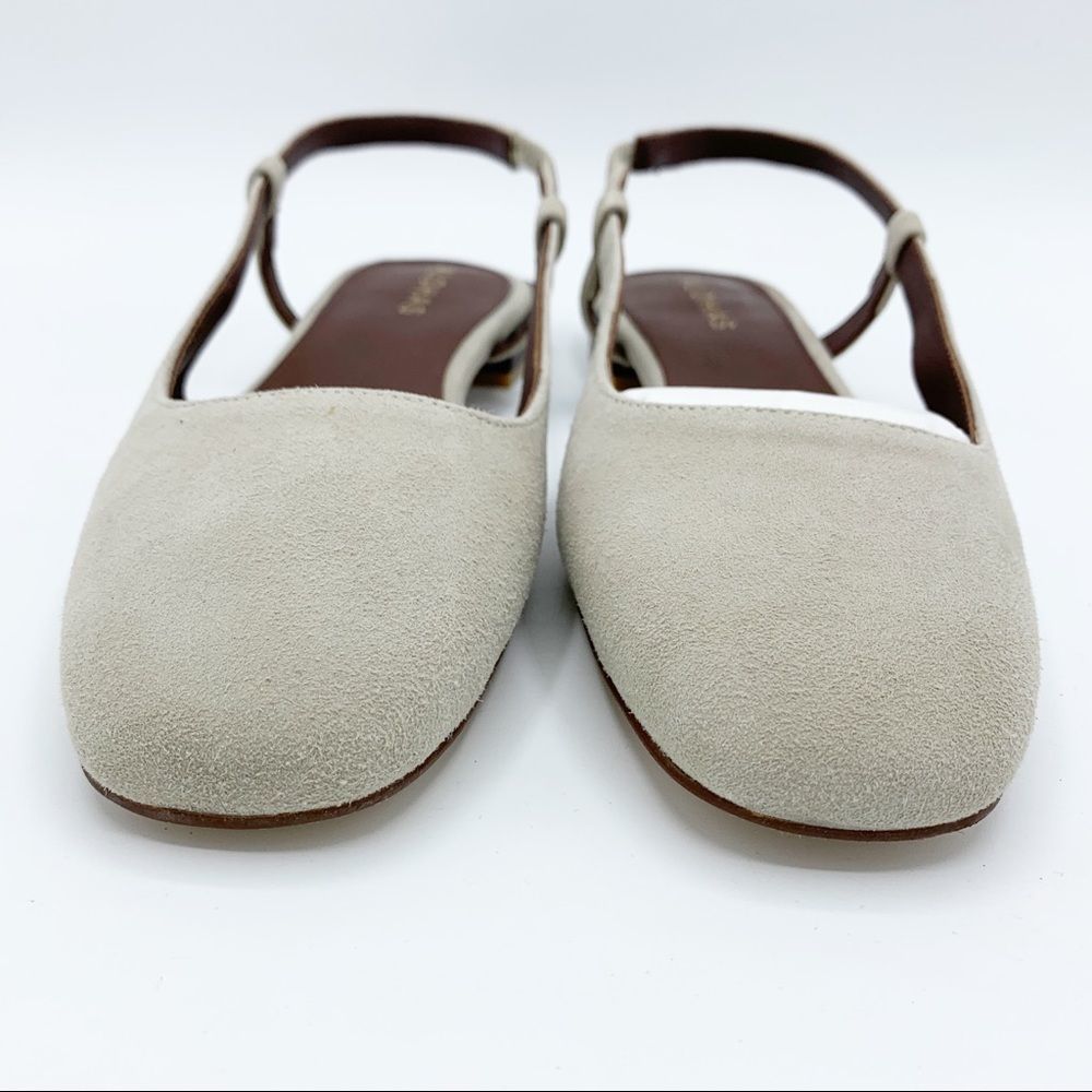 Alohas Holly Beige Suede Slingback ballerinas size 37 EU/6.5 US - Picture 5 of 15